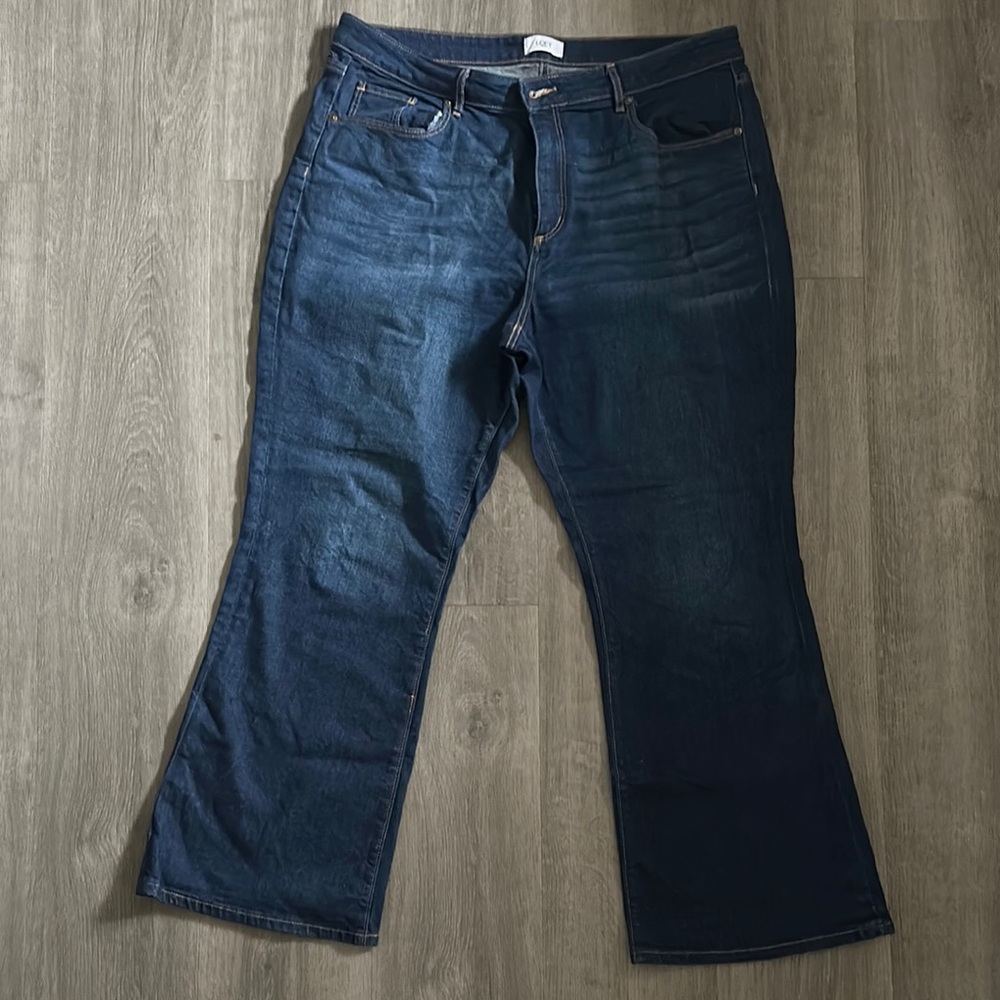 LOFT Size 16 Flare Denim Jeans